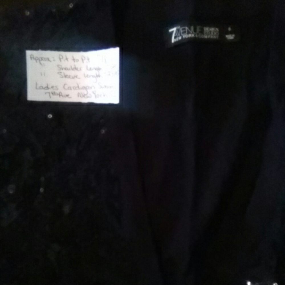 Ladies Cardigan Sequence Sweater